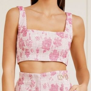 NWT Guess Marciano, Avah, spring wave, crop top, size S